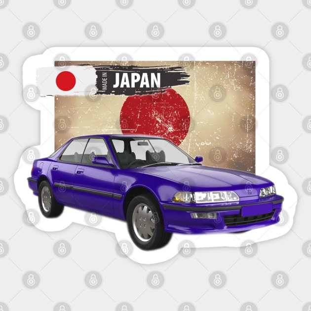 Acura Integra 1990 02 Sticker by Stickers Cars